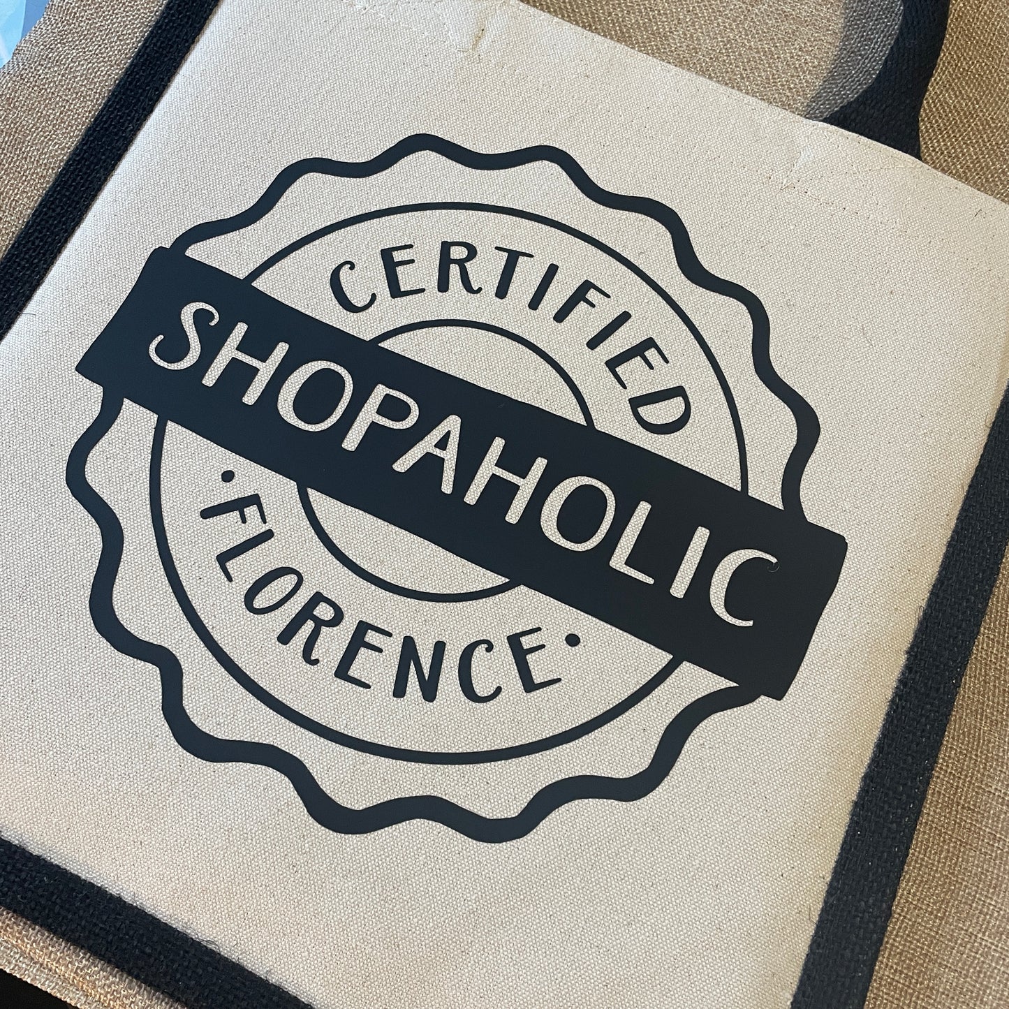 Personalised Shopaholic's Tote Bag or any aholic