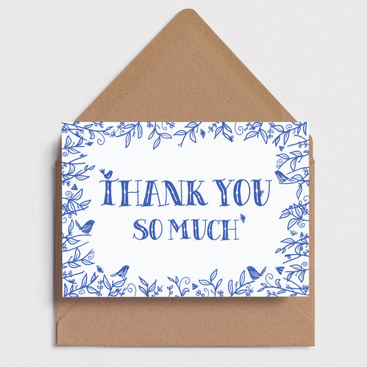 6 Nature Thank You Cards