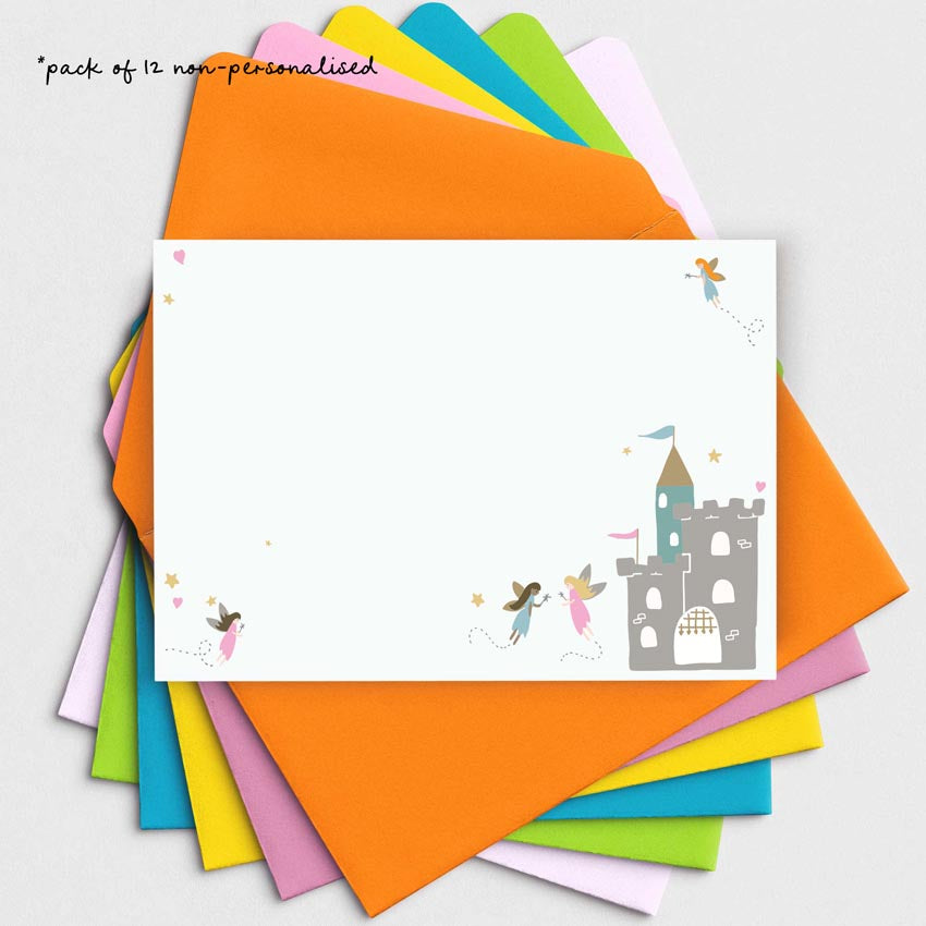 Fairy Castle Note Cards - not personalised