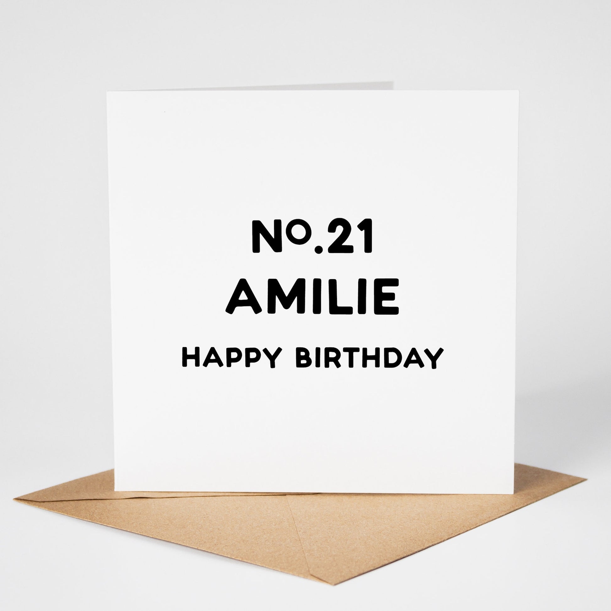 21st Birthday Card • Personalised 21st Birthday Card • 21 Today Birthday Card •