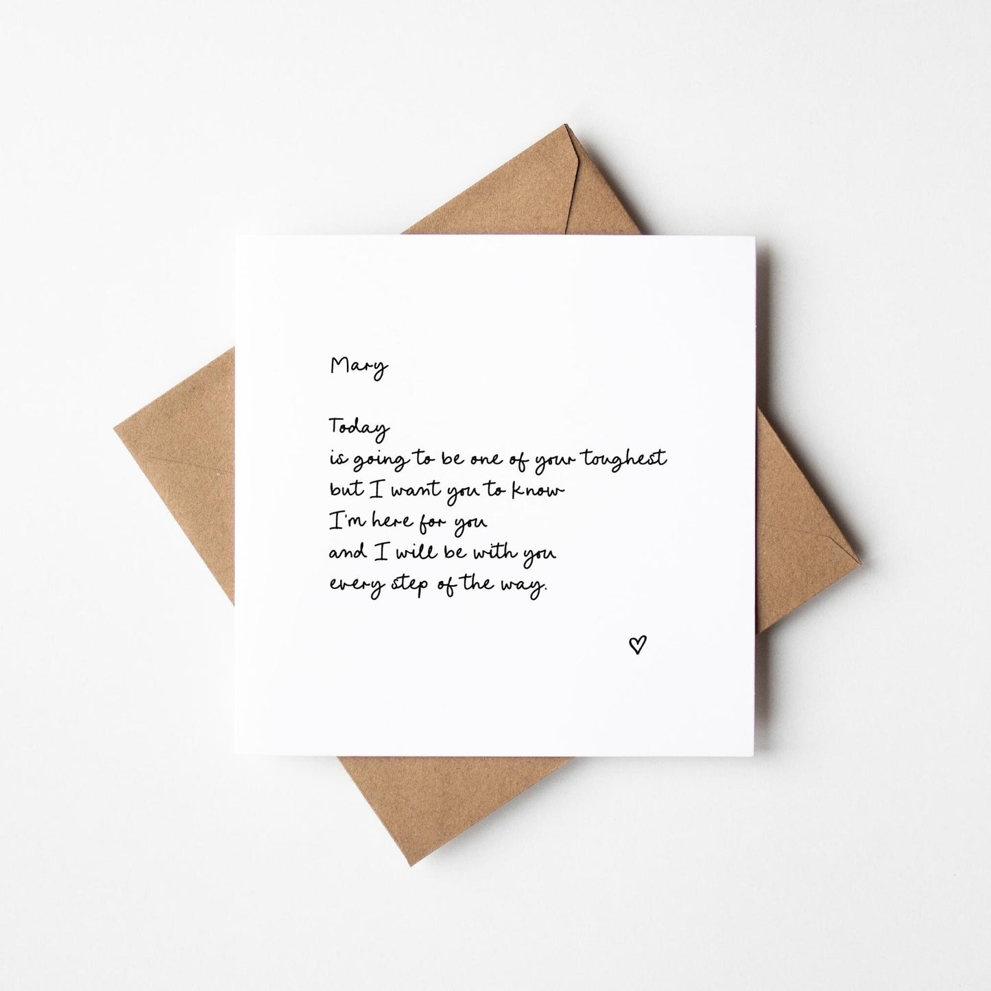 Starting Treatment Encouragement Card • Personalised Empathy Card • Thinking of You Card • Supportive Card • Cancer Treatment Card