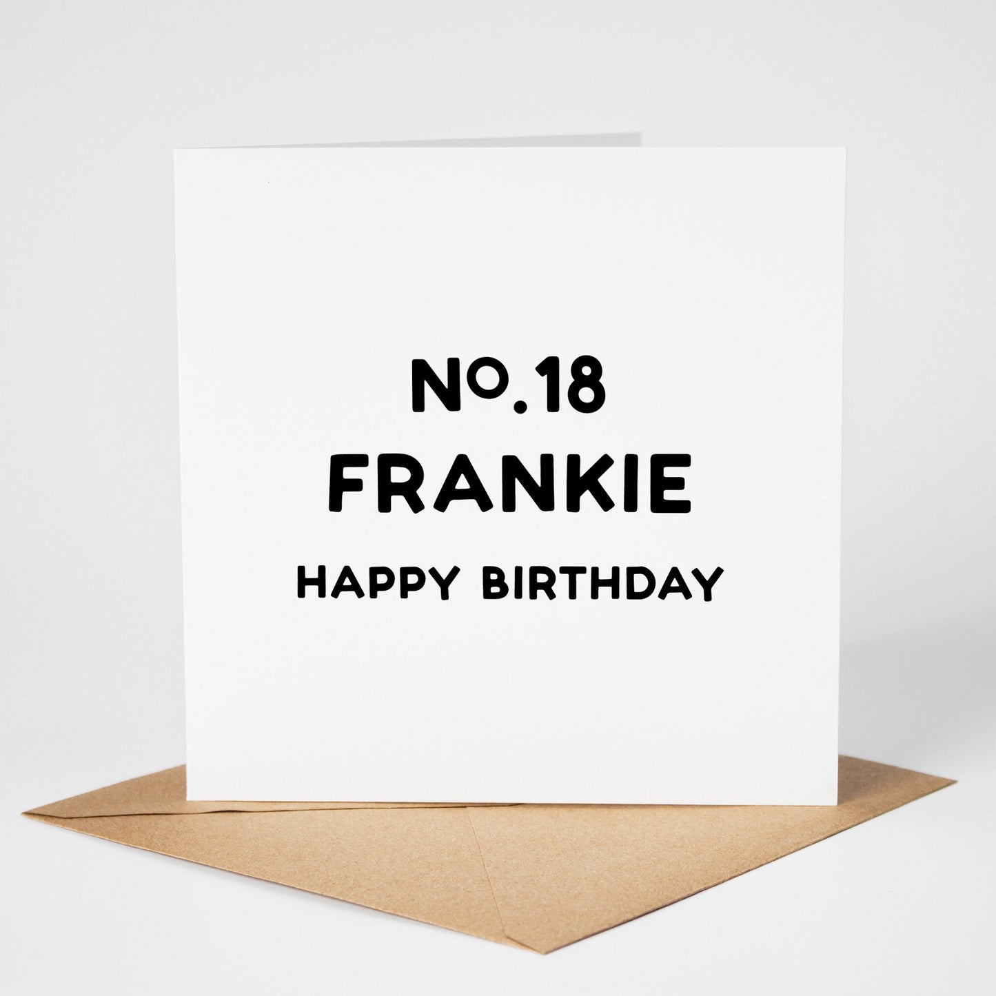 18th Birthday Card • Personalised 18th Birthday Card • 18 Today Card •