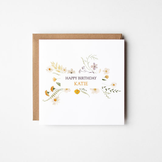 Personalised Birthday Card for Her • Birthday Card for Grandaughter • Card for Sister • Card for Niece • Birthday Card for Friend