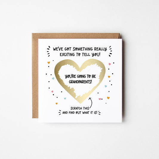 Going to be grandparents 
Family Pregnancy Announcement Scratch Card • Surprise Pregnancy News • Going to Be Grandparents Surprise Card • Pregnancy News Card