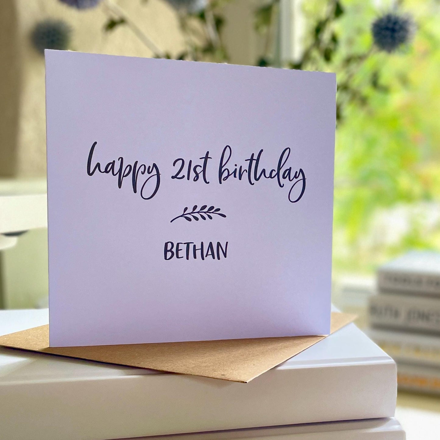 Happy 21st Birthday Card • Personalised 21st Birthday Card • 21 Today Birthday Card •