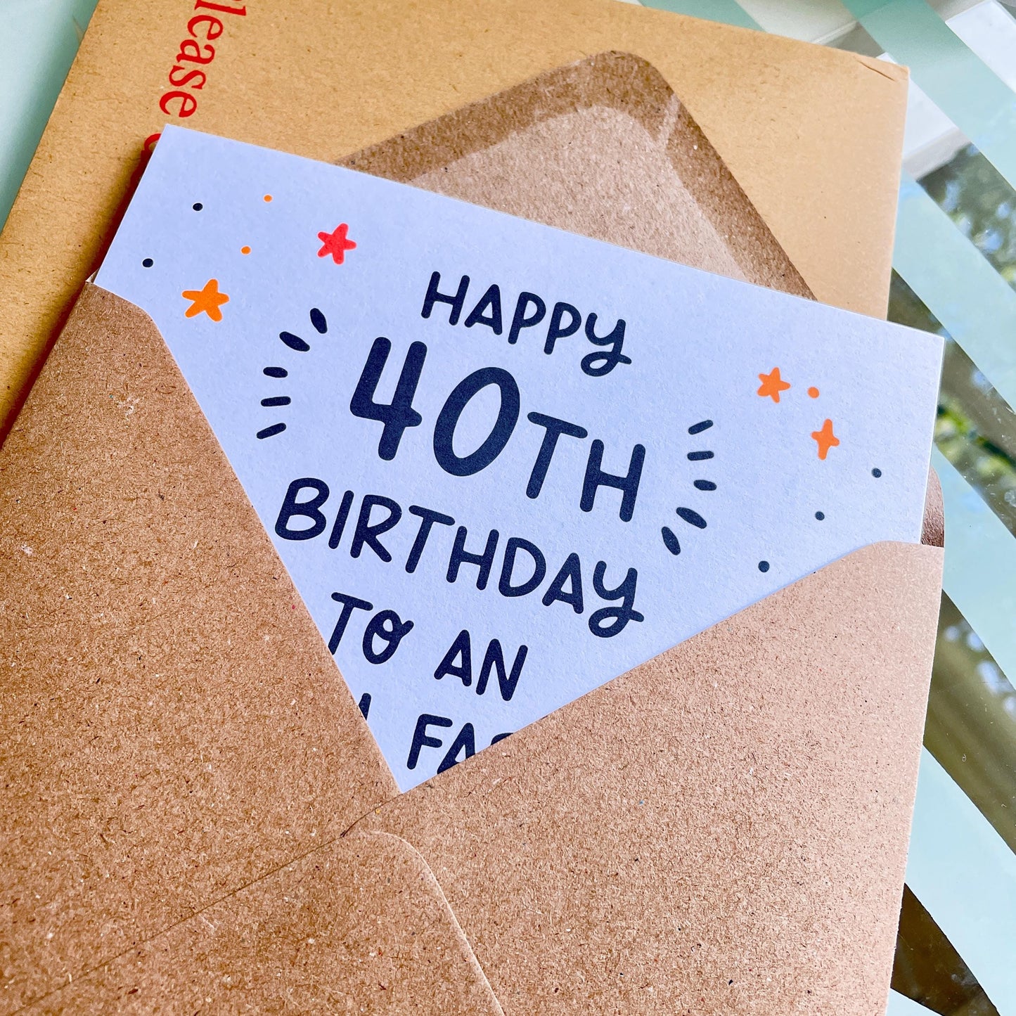 Utterly Fabulous X 40th Birthday Card • Personalised 40th Birthday Card • Personalised Birthday Card 40th Birthday •