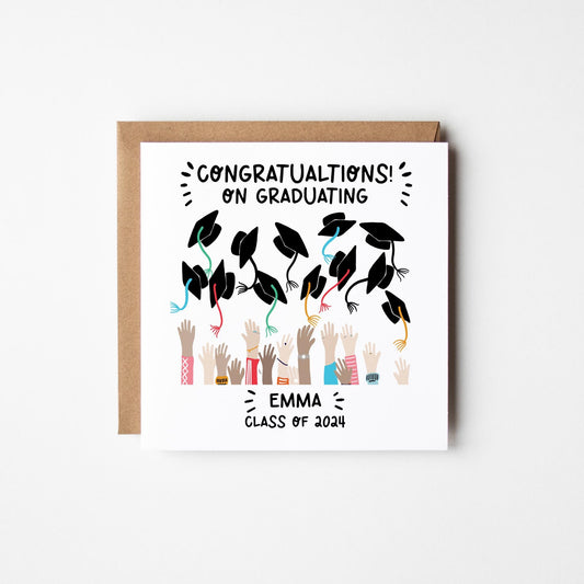 Graduation Card • Personalised Graduation Card • You Did It Congratulations Graduation Card •