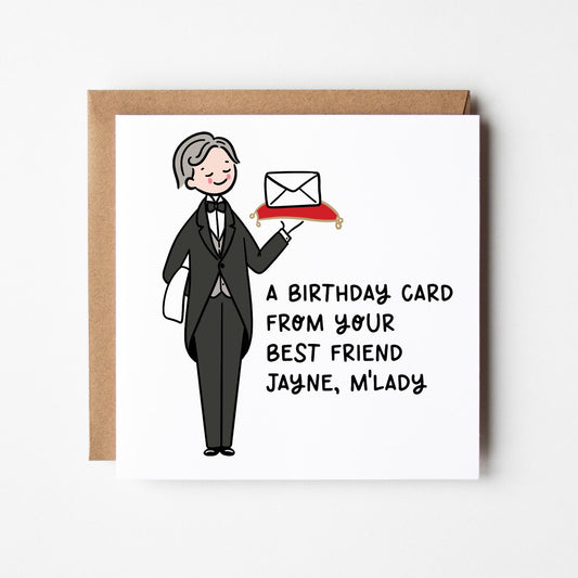 M&#39;Lady Birthday Card for Her • Personalised Birthday Card for Sister • Daughter • Auntie • Friend • Mum •