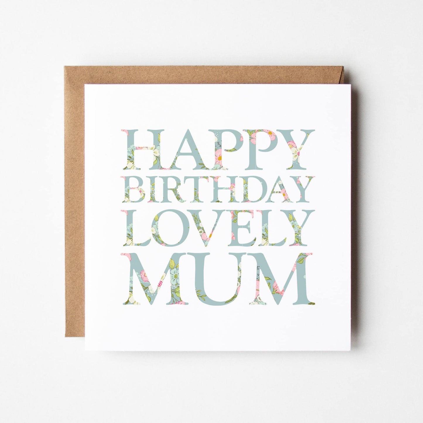 Lovely Mum Birthday Card for Mum • Personalised Birthday Card For Mum • Pretty Floral Card For Mum •