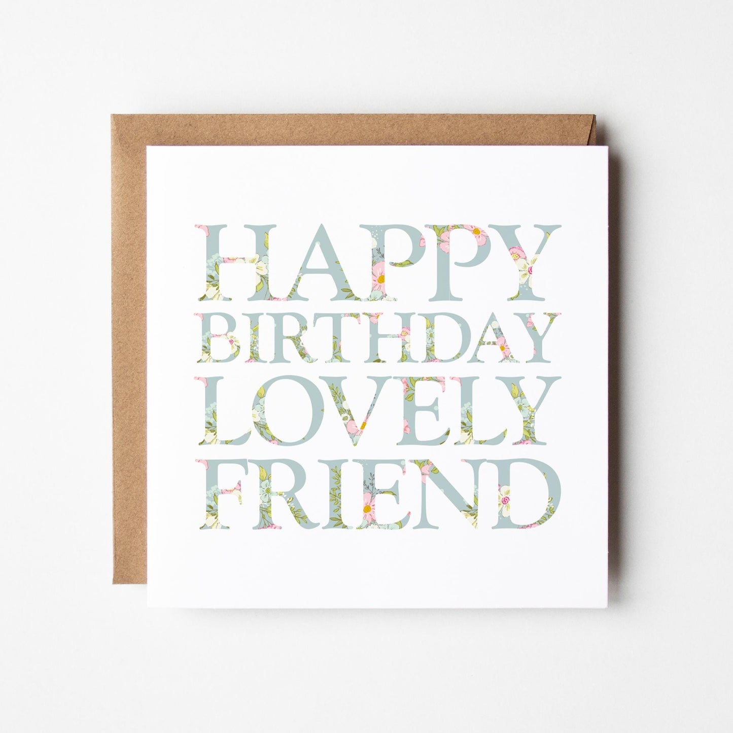 Birthday Card for Friend, Lady Birthday Card • Lovely Birthday Card • Personalised Birthday Card for Her