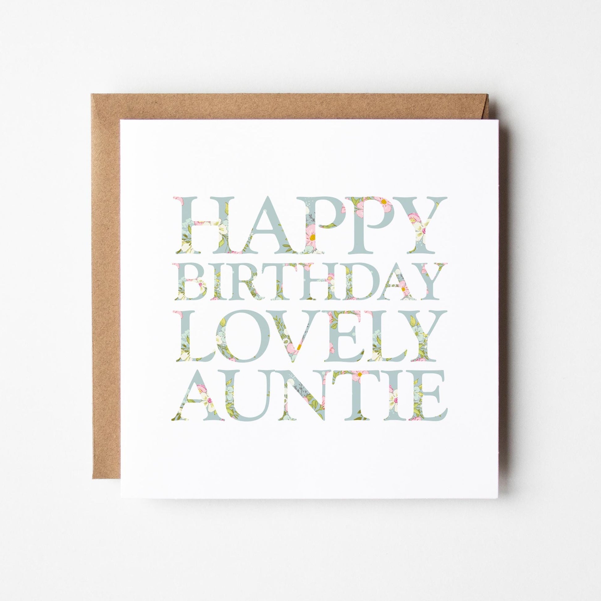 Birthday Card for Auntie, Sister, Mum, Friend, Lady Birthday Card • Lovely Birthday Card • Personalised Birthday Card for Her