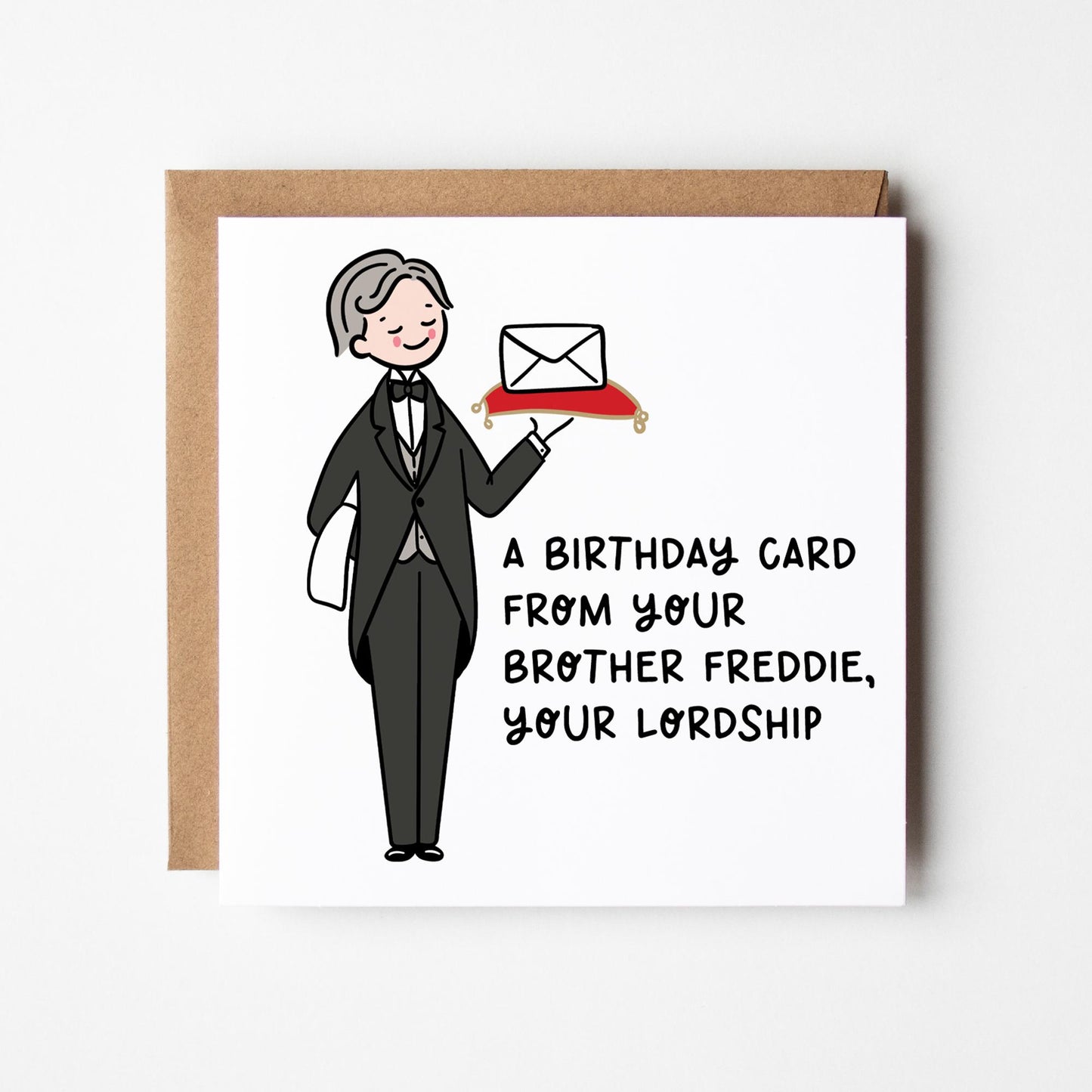 Lordship Birthday Card for Him • Personalised Birthday Card for Brother • Son • Uncle • Friend • Dad • Funny Birthday Card For Him