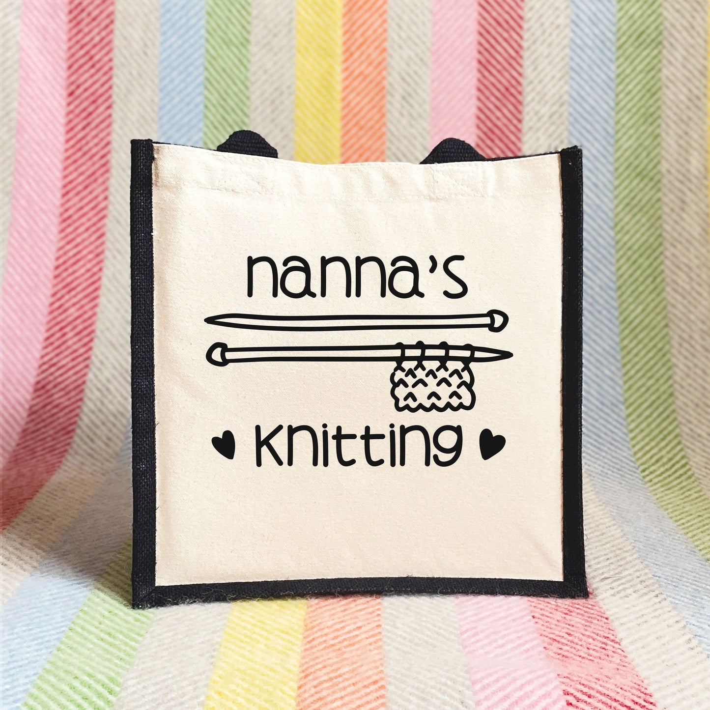 Personalised Knitting Storage Bag