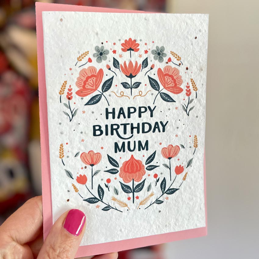 Plantable Birthday Card For Mum