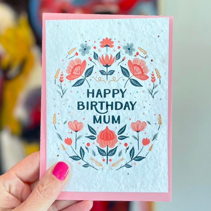 Plantable Birthday Card For Mum